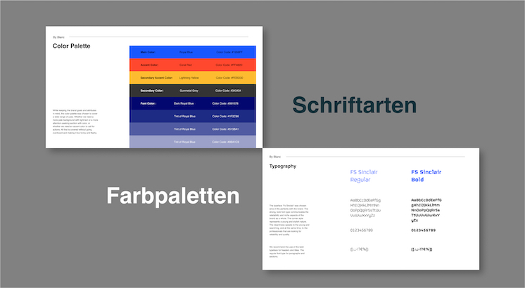 Logo Design Berlin: Farbpaletten ,Schriftarten
